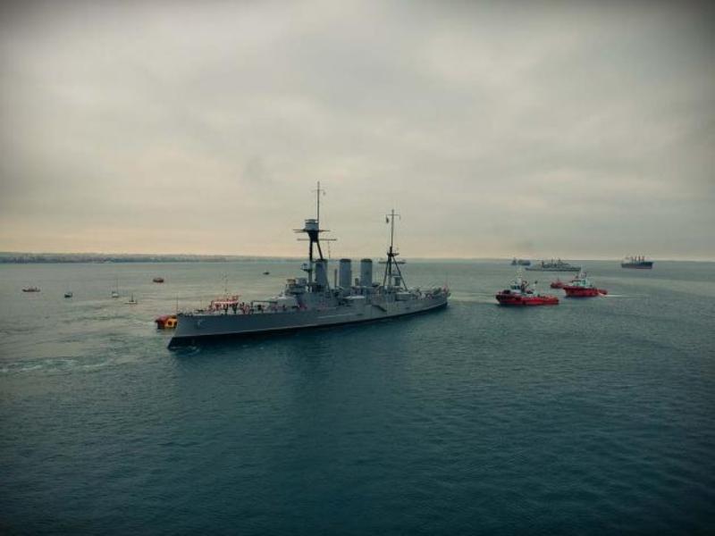 Το θωρηκτό Αβέρωφ αποχαιρετά τη Θεσσαλονίκη - Τι ανακοίνωσε το Γενικό Επιτελείο Ναυτικού - Media