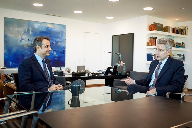 Συνάντηση Μητσοτάκη- Πάιατ σε φόντο... ΠΓΔΜ - Media