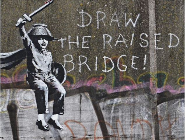 Διασώθηκε ο βανδαλισμένος Banksy: Έργο του είχε επικριθεί για το Brexit - Media
