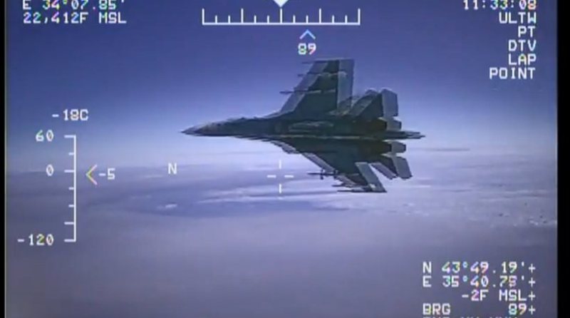 «Στενή επαφή» ρωσικού και αμερικανικού αεροσκάφους στη Μαύρη Θάλασσα – Παραλίγο ατύχημα (Video) - Media
