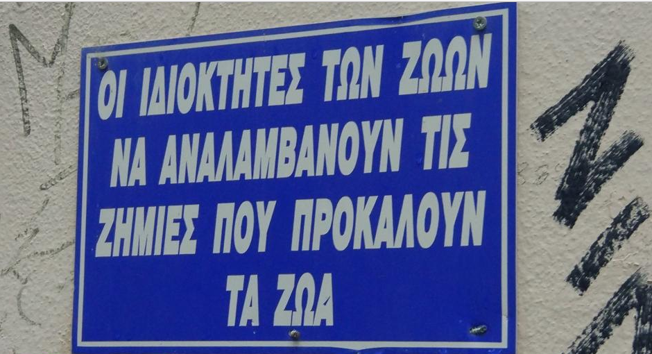 Τα… ζημιάρικα ζώα της Πάτρας και η πινακίδα για γέλια και για κλάματα - Media