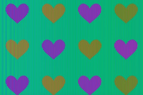 Οι καρδιές στην εικόνα έχουν το ίδιο χρώμα: Μπορείτε να το αντιληφθείτε; (Photo) - Media