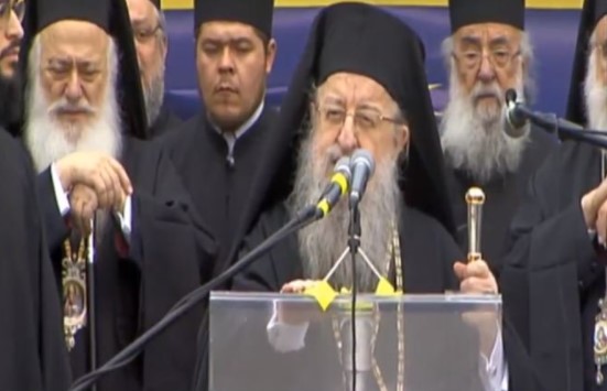 Παρών στο συλλαλητήριο ο Μητροπολίτης Άνθιμος, παρά την αντίθεση Ιερώνυμου (Video) - Media