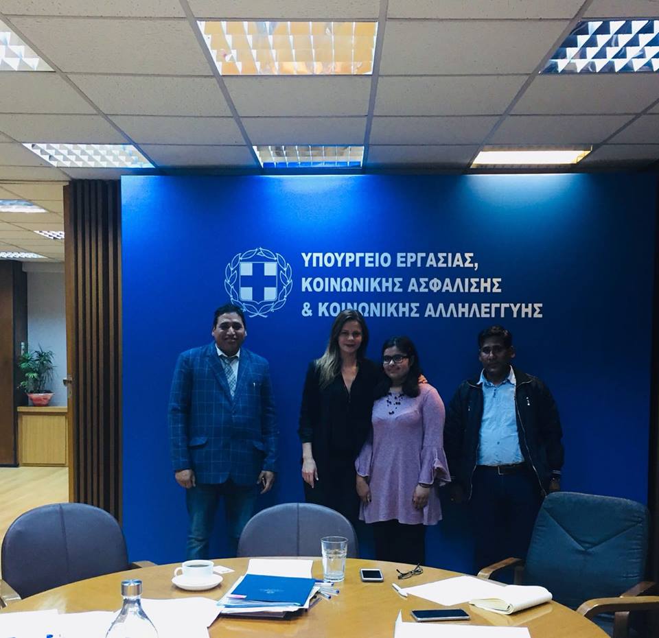 Αχτσιόγλου: Θα αναλάβουμε πρωτοβουλίες που θα διασφαλίσουν τα εργασιακά και ασφαλιστικά δικαιωμάτα στους Ινδούς μετανάστες - Media