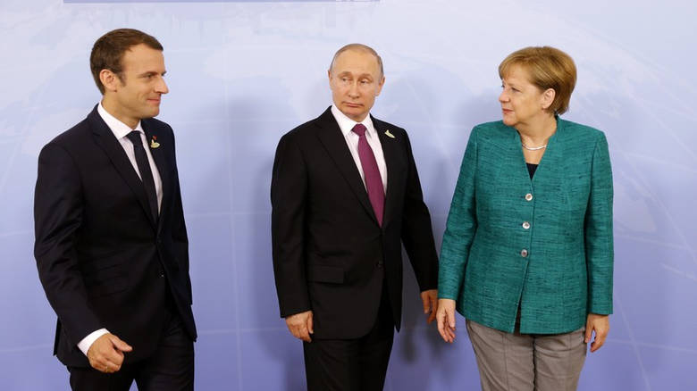 Στο τραπέζι για την εφαρμογή εκεχειρίας στη Συρία Μακρόν, Μέρκελ και Πούτιν  - Media