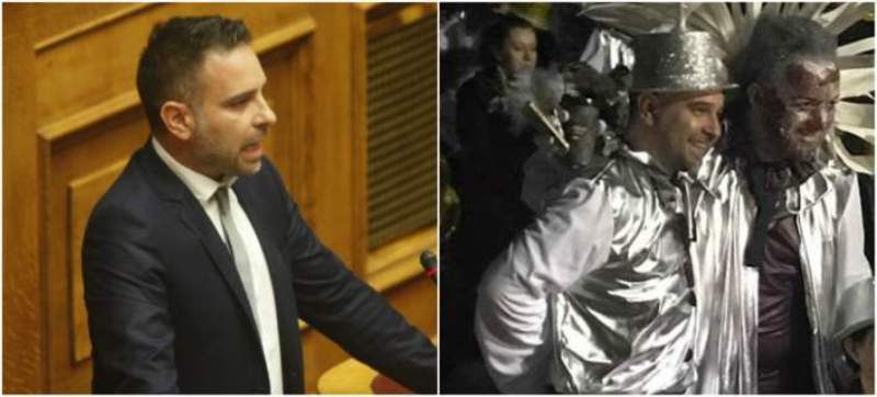Γιώργος Κατσιαντώνης: Από τα έδρανα της βουλής, καρναβαλιστής στον Τύρναβο (Photos)  - Media