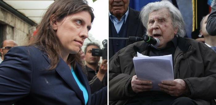 Ζ.Κωνσταντοπούλου: Οι τζάμπα «αριστεροί» να μην πιάνουν στο στόμα τους το Μίκη - Media