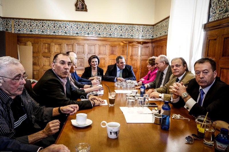 Ολοκληρώθηκε η Κ.Ο. των ΑΝΕΛ - Θετικά μηνύματα εν όψει συνάντησης Τσίπρα-Καμμένου - Media