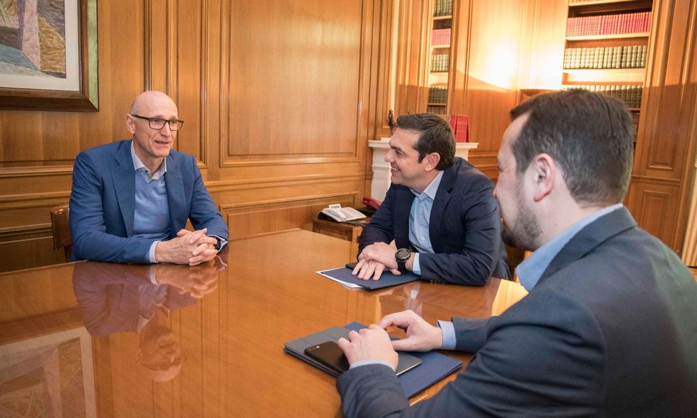 Συνάντηση Τσίπρα - Χέτγκες: Αποτελεί ψήφος εμπιστοσύνης η επένδυση 2 δις. της Deutsche Telekom - Media