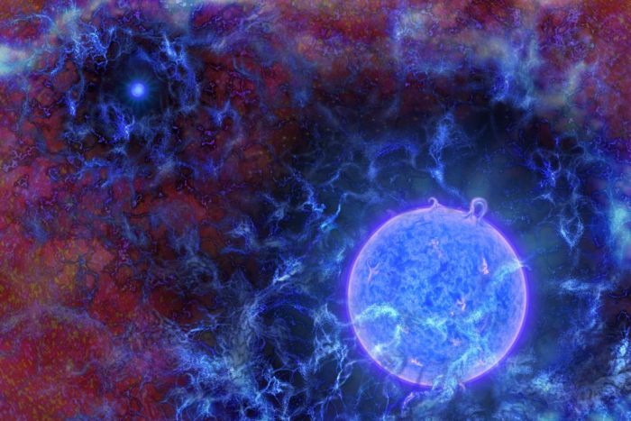 Ανακαλύφθηκαν τα αρχαιότερα ίχνη άστρων που προέκυψαν μετά το Μπιγκ Μπανγκ - Media