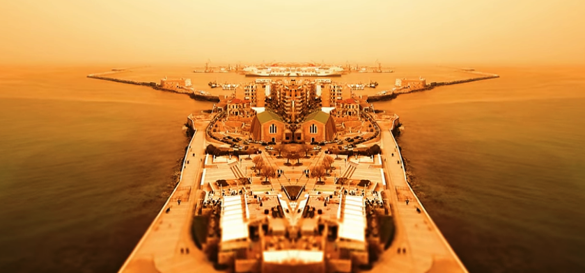 Έργο τέχνης: Δες το Ηράκλειο «αλλιώς», καλυμμένο από Αφρικανική σκόνη (Video) - Media