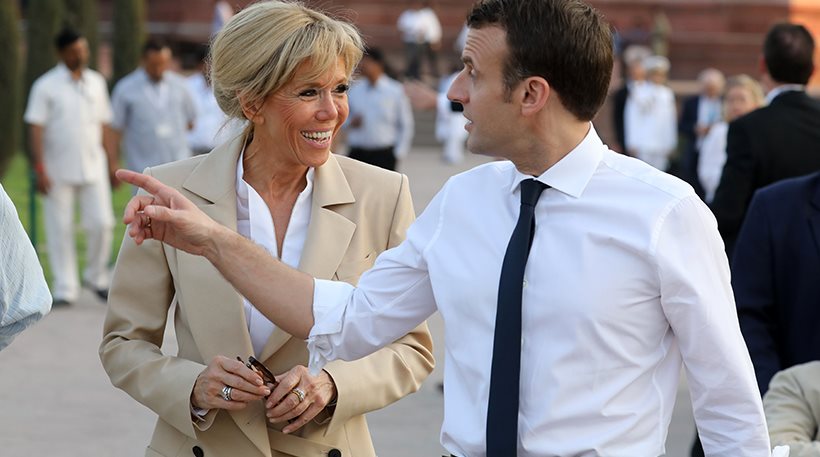 Ντοκουμέντο: Φωτογραφία του Μακρόν όταν ήταν 15 και της 40αρας Μπριζίτ - Media