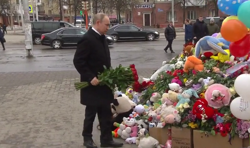 Συγκλονισμένος ο Πούτιν από την καταστροφή στο εμπορικό κέντρο - Ημέρα εθνικού πένθους η Τετάρτη - Media