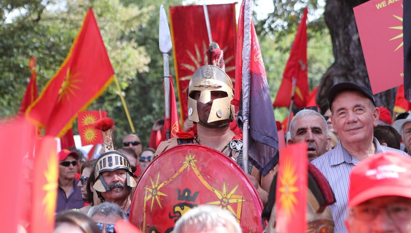 Διαδηλώσεις Σκοπιανών στην Αυστραλία - «Το όνομα της Μακεδονίας δεν είναι προς πώληση» - Media