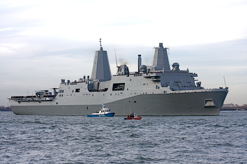 Στην κυπριακή ΑΟΖ το USS New York - Το πλοίο που φτιάχτηκε από το ατσάλι των Δίδυμων Πύργων (Photo, Video) - Media