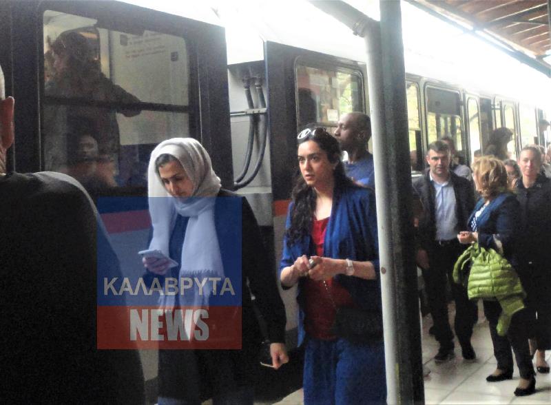 Στα Καλάβρυτα με τον Οδοντωτό η Εμίρισσα του Κατάρ (photos)  - Media