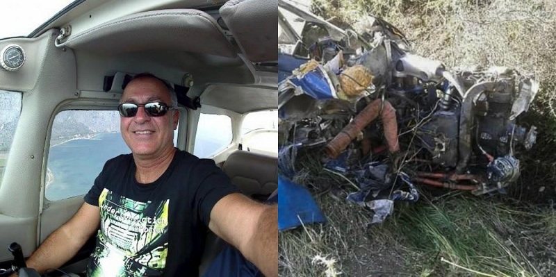 Τη Δευτέρα η κηδεία του άτυχου πιλότου - Σκοτώθηκε από την πτώση στη Φωκίδα - Media