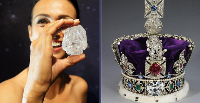 Βρέθηκαν δύο γιγαντιαία διαμάντια – Είναι μεγαλύτερα από αυτά στο στέμμα της Ελισάβετ; (Photos) - Media