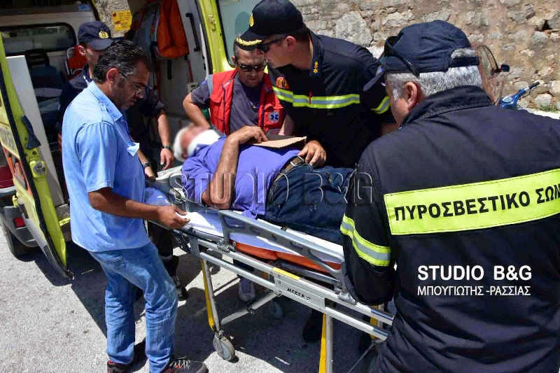Στο νοσοκομείο Ιταλός τουρίστας που τραυματίστηκε στις Μυκήνες - Media
