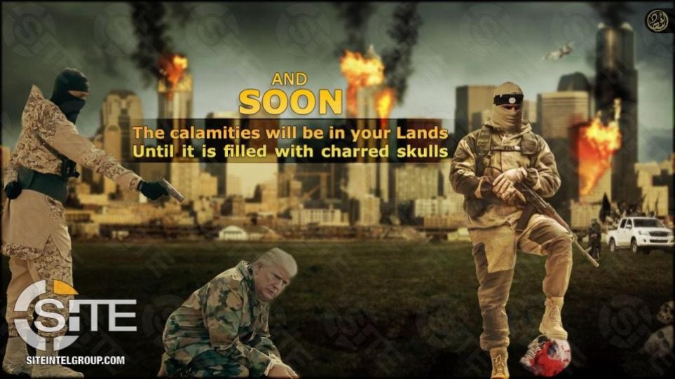 Τζιχαντιστές «εκτελούν» τον Τραμπ – Νέα αφίσα προπαγάνδας - Media