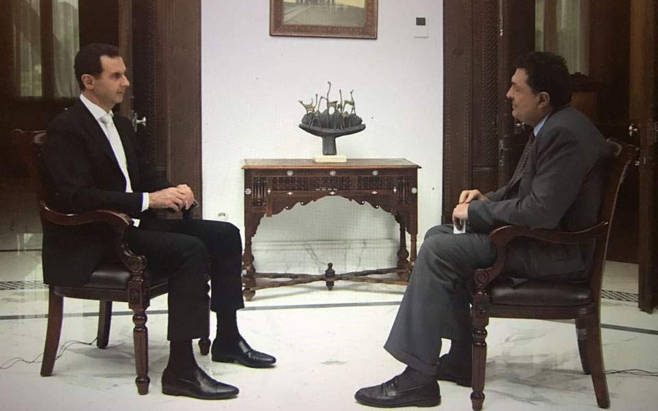 Επιτυχία Παπαχελά η συνέντευξη με τον Άσαντ - Media
