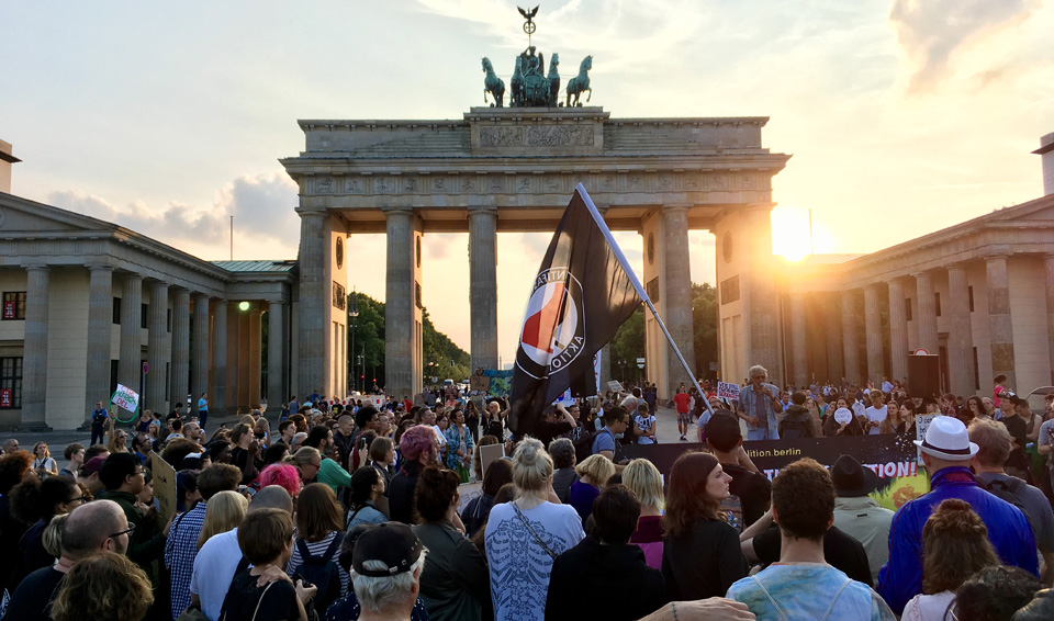 Μαζικό μπλόκο στους φασίστες στο Βερολίνο - Μεγάλη συγκέντρωση ενάντια στο AfD - Media