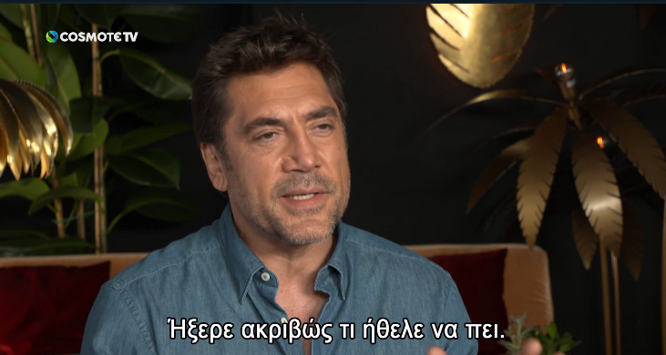 O Χαβιέρ Μπαρδέμ στην COSMOTE TV - Media