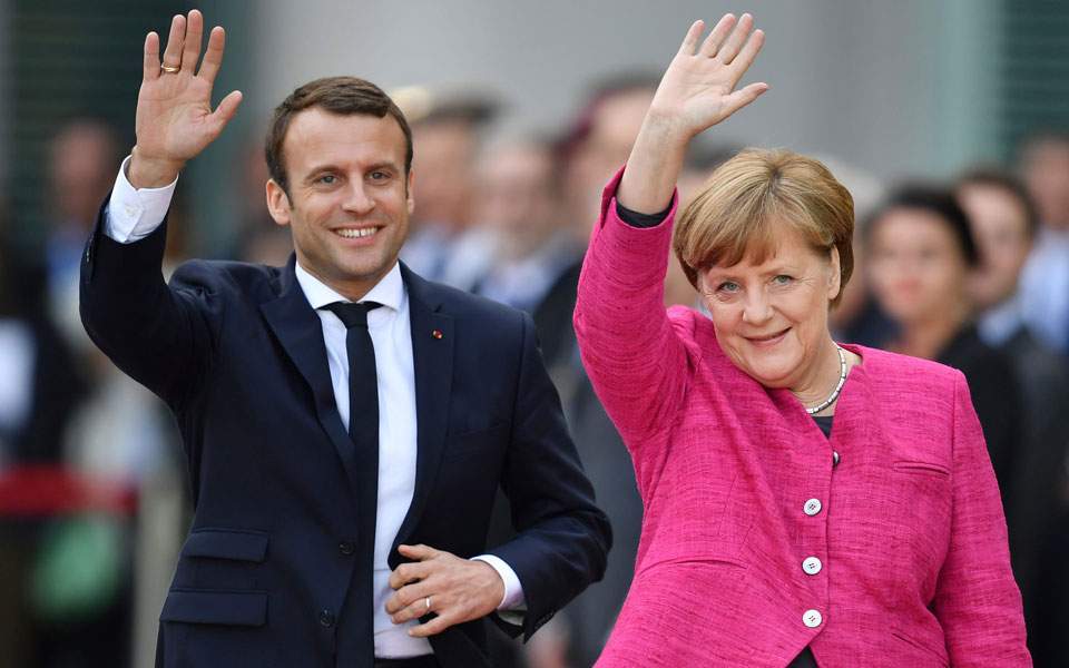 Ο  Μακρόν είπε στη Μέρκελ να σταθεί «στο ύψος» των μεταρρυθμίσεων που απαιτούνται στην Ευρώπη - Media