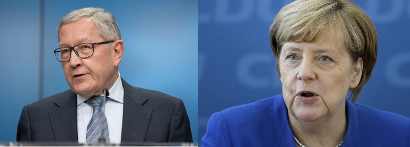 «Εμπιστευτική» συνάντηση Μέρκελ-Ρέγκλινγκ - Για τα «τρέχοντα» ζητήματα της Ευρωζώνης - Media