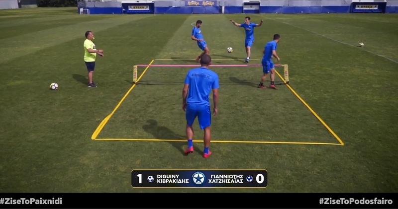 Παίκτες του Ατρόμητου μονομαχούν σε έναν αγώνα… ποδοτένις - Media