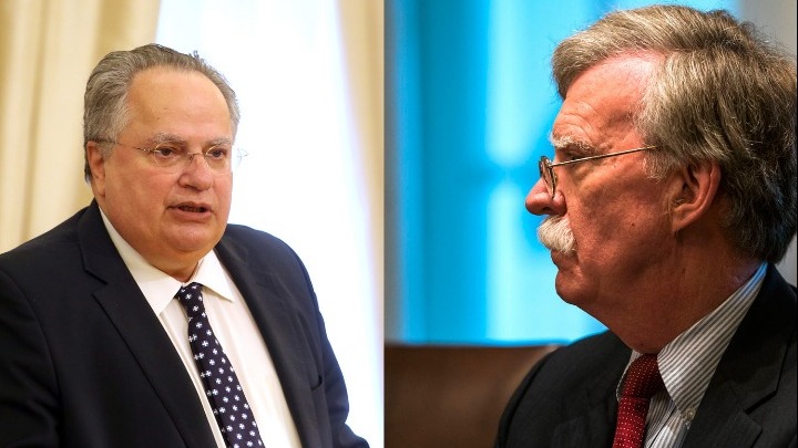 Συνάντηση Κοτζιά με το εξ’ απορρήτων «γεράκι» του Τραμπ, Τζον Μπολτον - Media