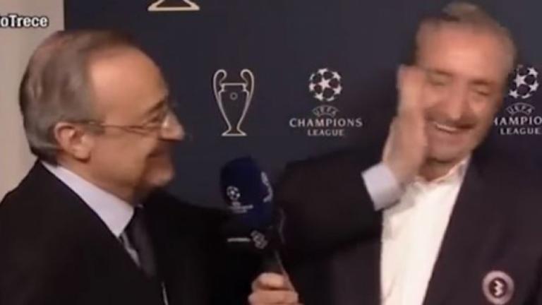 Ο πρόεδρος της Ρεάλ «χαστούκισε» δημοσιογράφο όταν τον ρώτησε για τον Ρονάλντο (Video) - Media