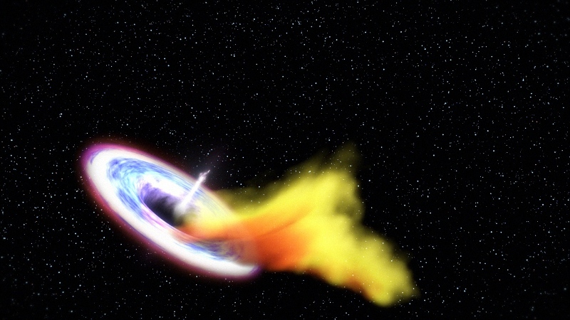 Δέος: Τεράστια μαύρη τρύπα «καταπίνει» άστρο - Παρατηρήθηκε για πρώτη φορά - Media