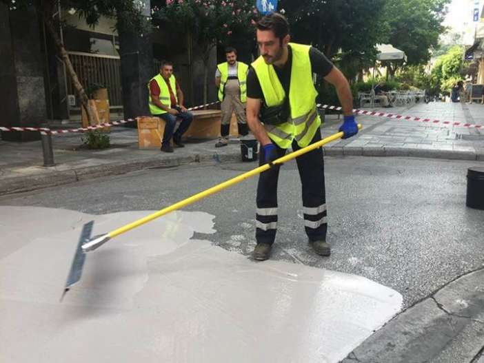 Τι είναι ο «λευκός δρόμος» και γιατί απέτυχε παταγωδώς στο κέντρο της Αθήνας - Τι πήγε στραβά (Photos) - Media