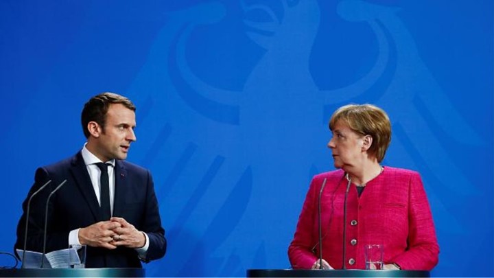 Γερμανία: Το μέλλον της Ευρώπης θα συζητήσουν σήμερα Μέρκελ και Μακρόν - Media