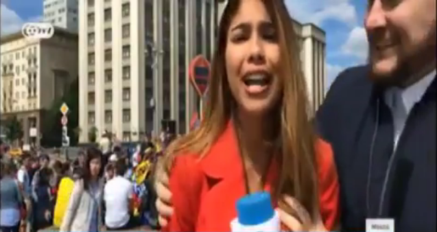 Μουντιάλ 2018: Αθλητικογράφος της DW δέχεται σεξουαλική παρενόχληση on camera (Video) - Media