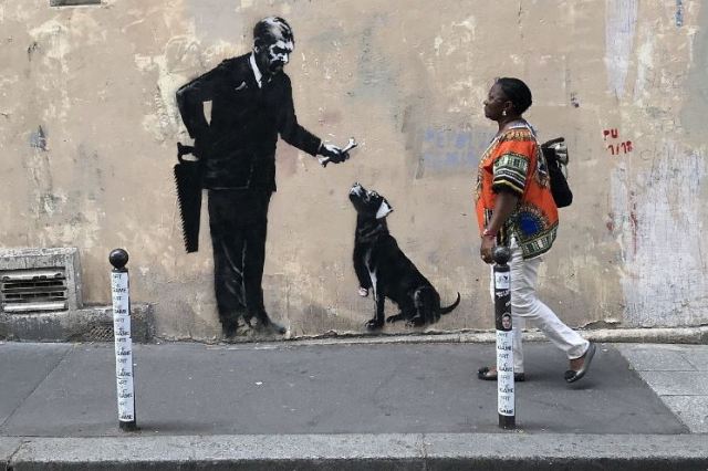 Έργα του Banksy για πρώτη φορά στους δρόμους του Παρισιού! (Photos) - Media