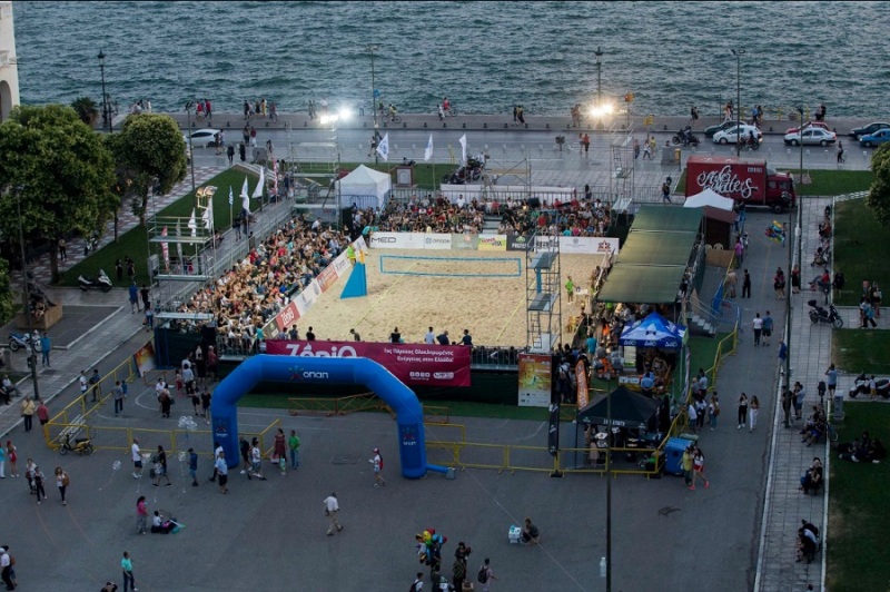 Βόλεϊ στην άμμο και εκπλήξεις στην… πλατεία Αριστοτέλους - Βeach Volleyball Masters 2018 με χορηγό τον ΟΠΑΠ - Media