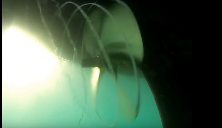 Έτσι είναι η προπέλα ενός πλοίου όταν κινείται – Μοναδικά υποβρύχια πλάνα (Video) - Media