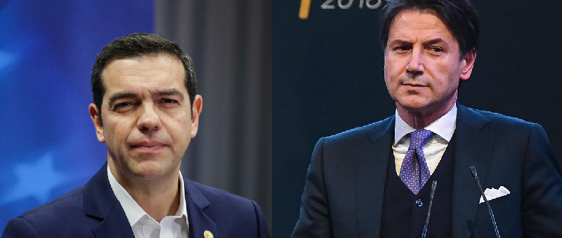 Συνομιλία Τσίπρα-Κόντε ενόψει της Συνόδου Κορυφής για το μεταναστευτικό - Media