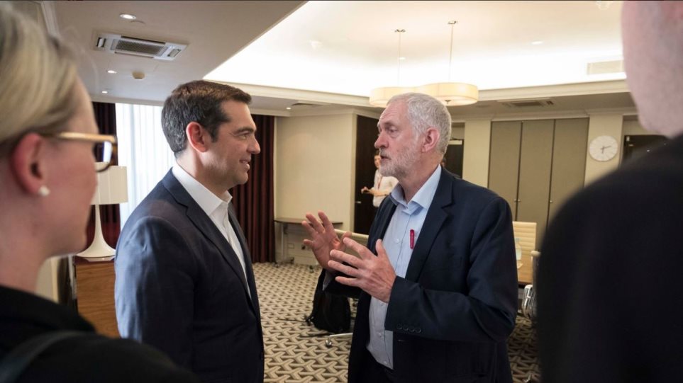 Συνάντηση Τσίπρα - Κόρμπιν για τις δυνατότητες συνεργασίας των αριστερών και προοδευτικών δυνάμεων - Media