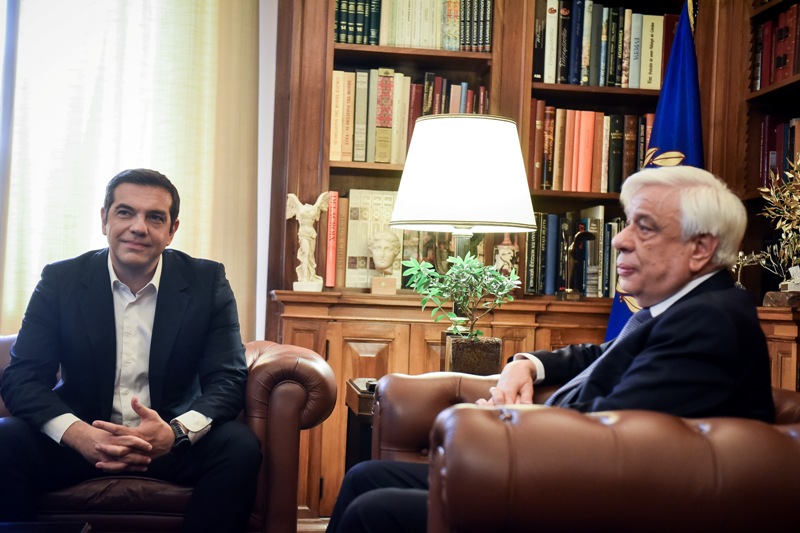 Στο Προεδρικό Μέγαρο ο Τσίπρας για τη συμφωνία στο Eurogroup - Media
