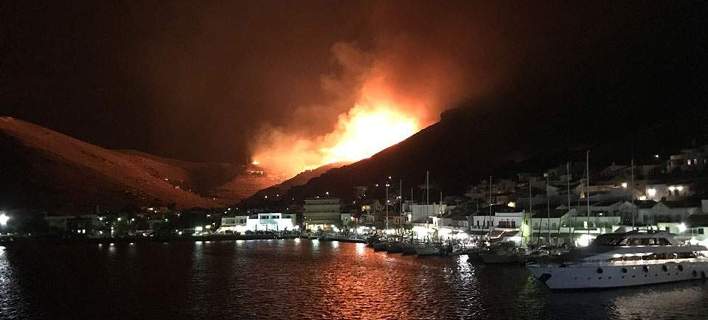 Πυρκαγιά στην Τζιά - Δίχως δυνάμεις κατάσβεσης το νησί (Video) - Media