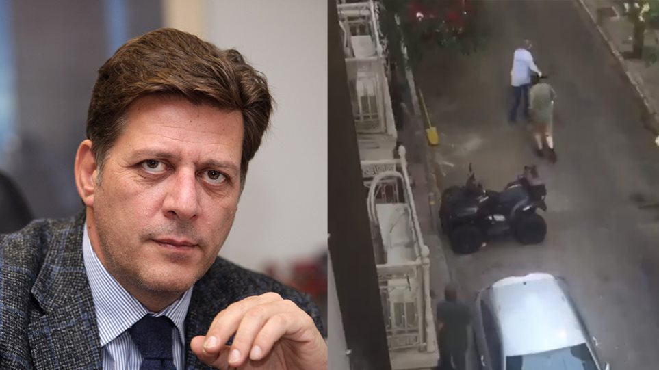 Βίντεο ντοκουμέντο από την επίθεση στο κτίριο με το γραφείο του Μιλτιάδη Βαρβιτσιώτη - Media