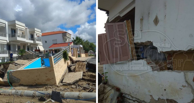 Βιβλική καταστροφή στα Βρασνά: Χείμαρρος ξεκόλλησε πισίνα και παρέσυρε σπίτι με ανθρώπους (Photos) - Media