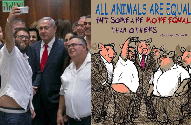 Απολύθηκε σκιτσογράφος που παρομοίασε τον Νετανιάχου και ακροδεξιούς βουλευτές με γουρούνια - Media