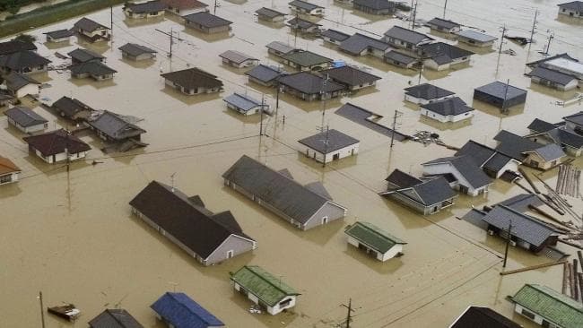 Άνευ προηγουμένου πλημμύρες στην Ιαπωνία με 62 νεκρούς και δεκάδες αγνοούμενους - Media