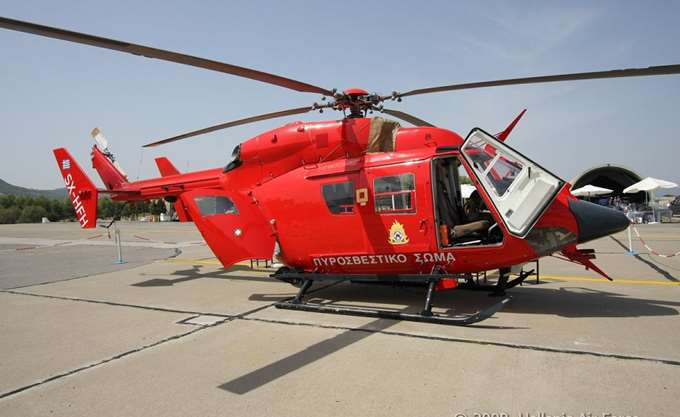 Αεροδιακομιδή οκτάχρονου από το νοσοκομείο σε νοσοκομείο  - Media