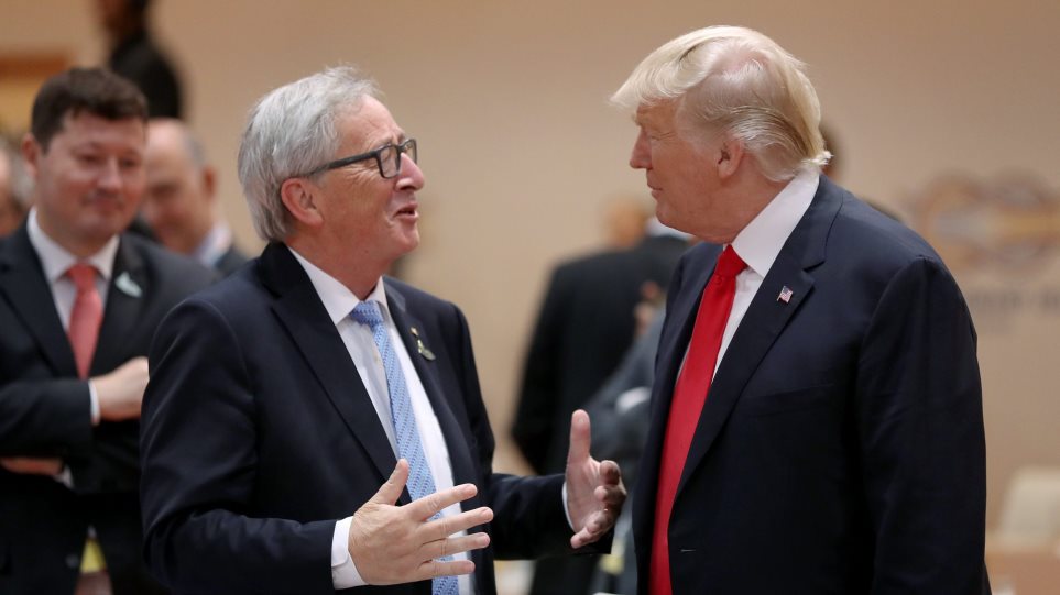 Τα «βρήκαν» Τραμπ – Γιούνκερ για το εμπόριο ΗΠΑ - ΕΕ - Media