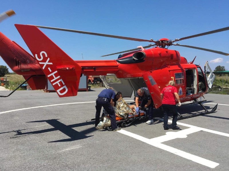 Θεσσαλονίκη: Σωτήρια η αεροδιακομιδή για 47χρονο σερβικής καταγωγής - Media